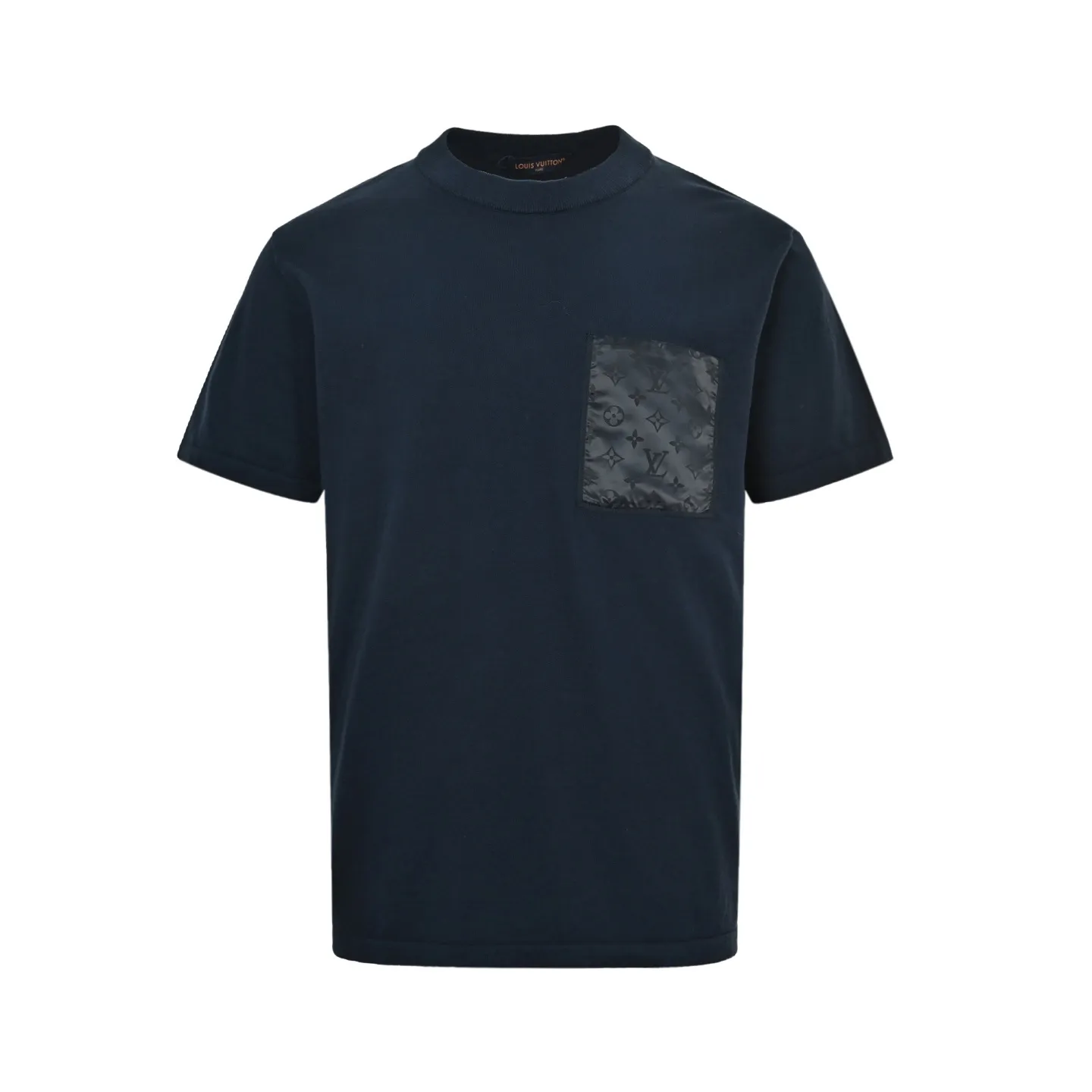 Louis Vuitton/Louis Vuitton knitted jacquard splicing nylon inlay short sleeves